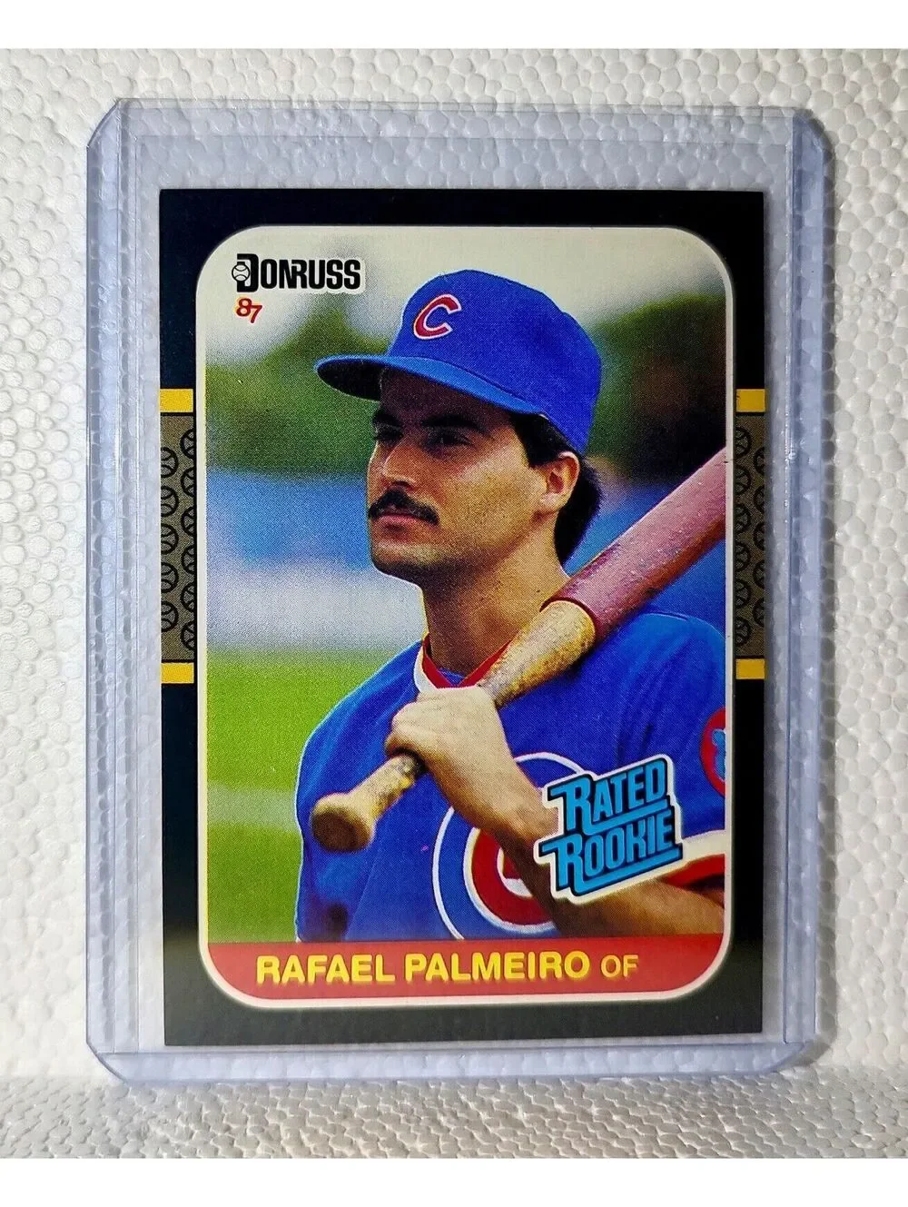 Rafael Palmeiro 1987 Donruss MLB #43 Rated Rookie Baseball Card Chicago Cubs
